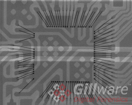 Closeup of NAND memory